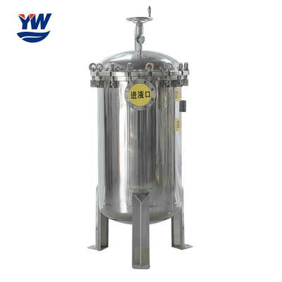 Tratamento da água líquido industrial alto do alojamento de filtro do saco do fluxo 304ss