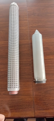 Titânio de aço inoxidável Rod Filter Cartridge sobressalentes da imprensa de filtro do gás de água de 0,22 mícrons