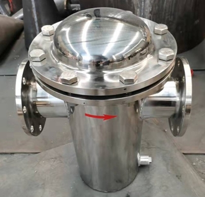 Separador magnético do ferro do encanamento do filtro SCX dos Ss 304 materiais altos do alojamento de filtro do fluxo da água